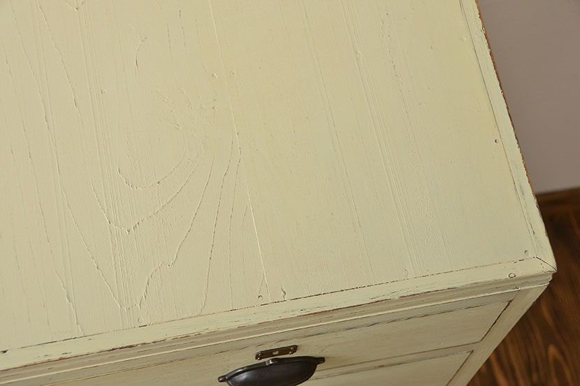 アンティーク家具　アンティークペイント　かわいいチェスト