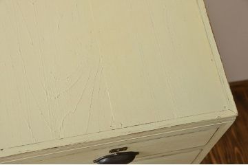 アンティーク家具　アンティークペイント　かわいいチェスト