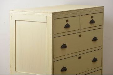アンティーク家具　アンティークペイント　かわいいチェスト