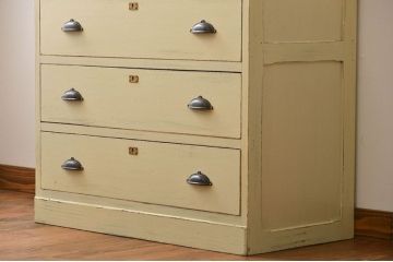 アンティーク家具　アンティークペイント　かわいいチェスト