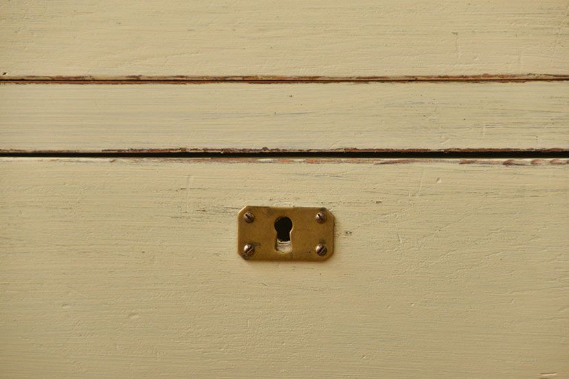 アンティーク家具　アンティークペイント　かわいいチェスト