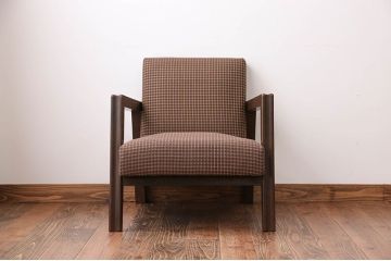 アンティーク家具　ミッドセンチュリー　1人掛けソファ(シングルソファ)(1)