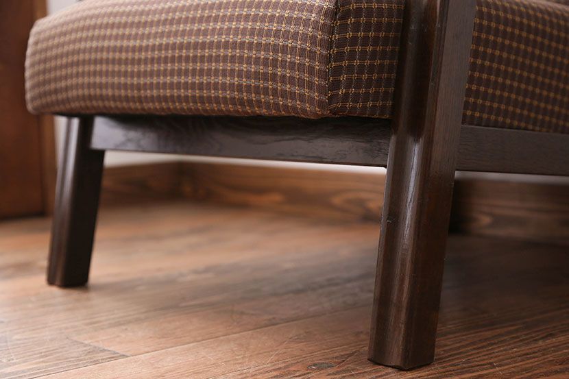 アンティーク家具　ミッドセンチュリー　1人掛けソファ(シングルソファ)(1)