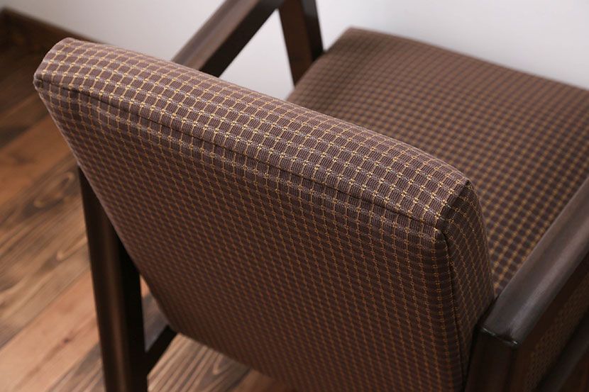 アンティーク家具　ミッドセンチュリー　1人掛けソファ(シングルソファ)(1)