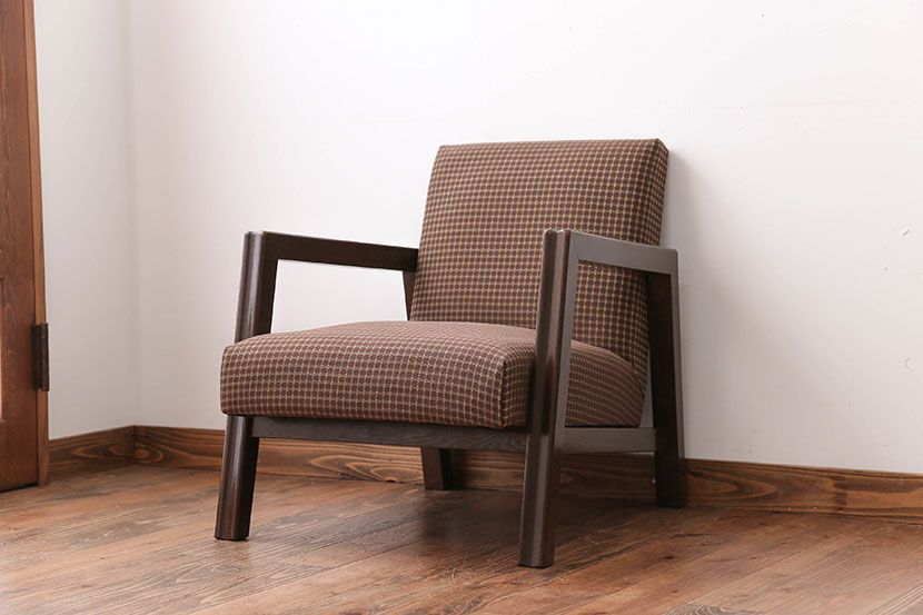 アンティーク家具　ミッドセンチュリー　1人掛けソファ(シングルソファ)(2)