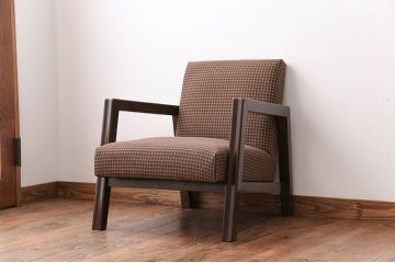 アンティーク家具　ミッドセンチュリー　1人掛けソファ(シングルソファ)(2)
