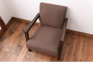 アンティーク家具　ミッドセンチュリー　1人掛けソファ(シングルソファ)(2)