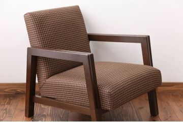 アンティーク家具　ミッドセンチュリー　1人掛けソファ(シングルソファ)(2)