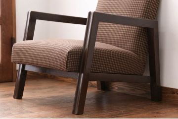 アンティーク家具　ミッドセンチュリー　1人掛けソファ(シングルソファ)(2)