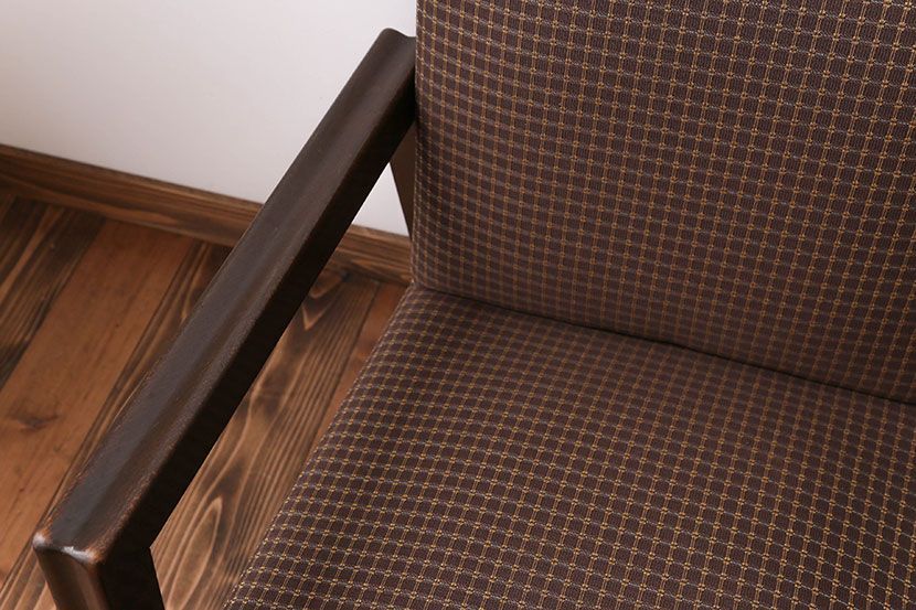 アンティーク家具　ミッドセンチュリー　1人掛けソファ(シングルソファ)(2)