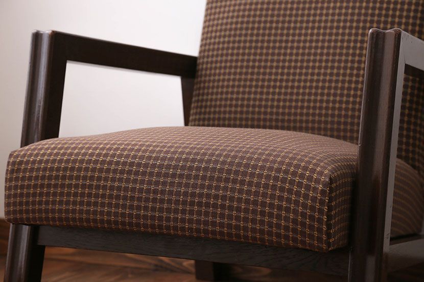 アンティーク家具　ミッドセンチュリー　1人掛けソファ(シングルソファ)(2)