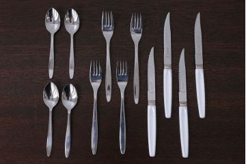 アンティーク雑貨　イギリスアンティーク　BREXTON社　4人用ピクニックセット