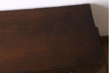 アンティーク家具　味のある古い木の衣装箪笥(チェスト)　古民具・骨董