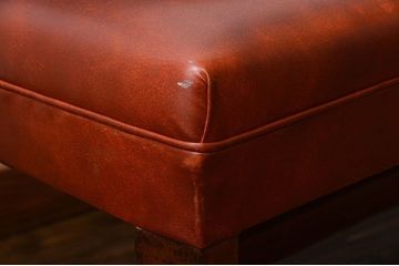 レトロ家具　昭和レトロ　ナラ材のベンチ