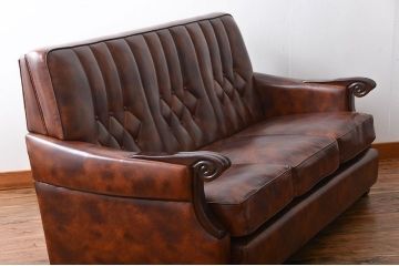 ヴィンテージ家具　3人掛けビンテージソファ