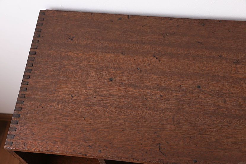 レトロ家具　昭和レトロ　アンティークマス目棚