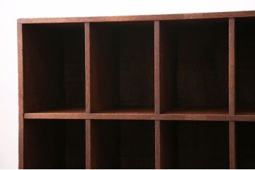 レトロ家具　昭和レトロ　アンティークマス目棚