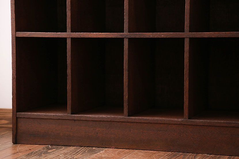 レトロ家具　昭和レトロ　アンティークマス目棚