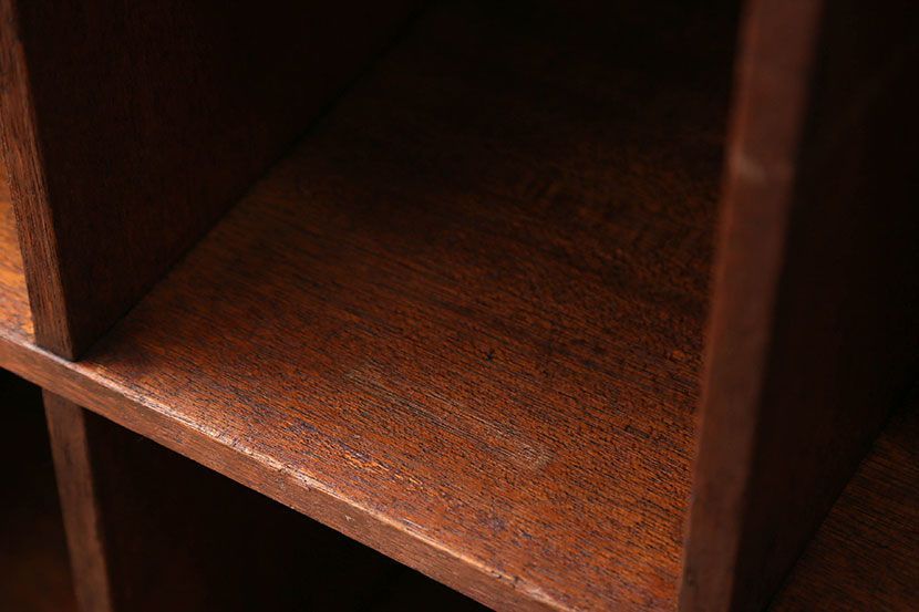 レトロ家具　昭和レトロ　アンティークマス目棚