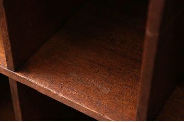 レトロ家具　昭和レトロ　アンティークマス目棚