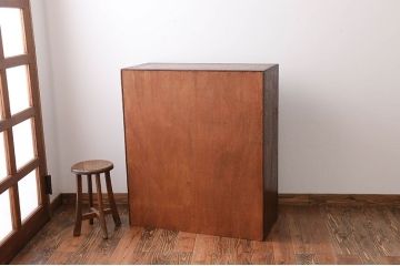 レトロ家具　昭和レトロ　アンティークマス目棚