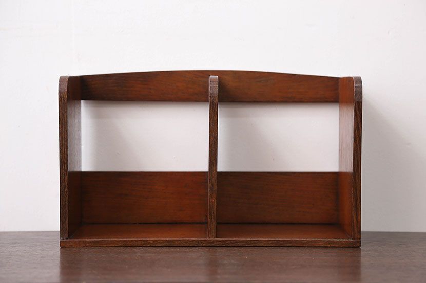 レトロ家具　昭和レトロ　シンプルな本立て