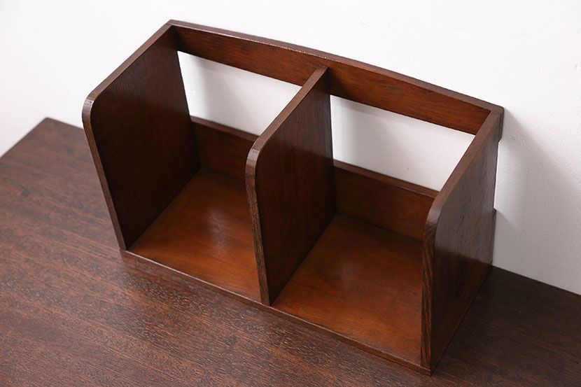 レトロ家具　昭和レトロ　シンプルな本立て