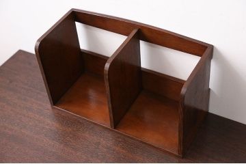 レトロ家具　昭和レトロ　シンプルな本立て