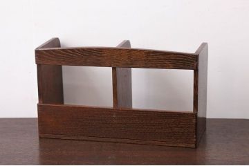 レトロ家具　昭和レトロ　シンプルな本立て