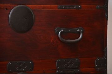 アンティーク家具　古民具・骨董　総檜材!上質な重ね衣装箪笥