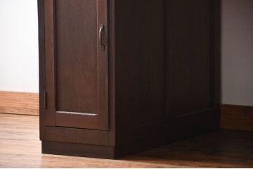 アンティーク家具　天板くるみ材一枚板　組み立て式両袖机