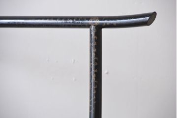 古民具・骨董　鶴と松の屏風衣桁