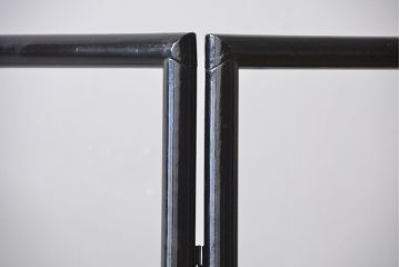 古民具・骨董　鶴と松の屏風衣桁