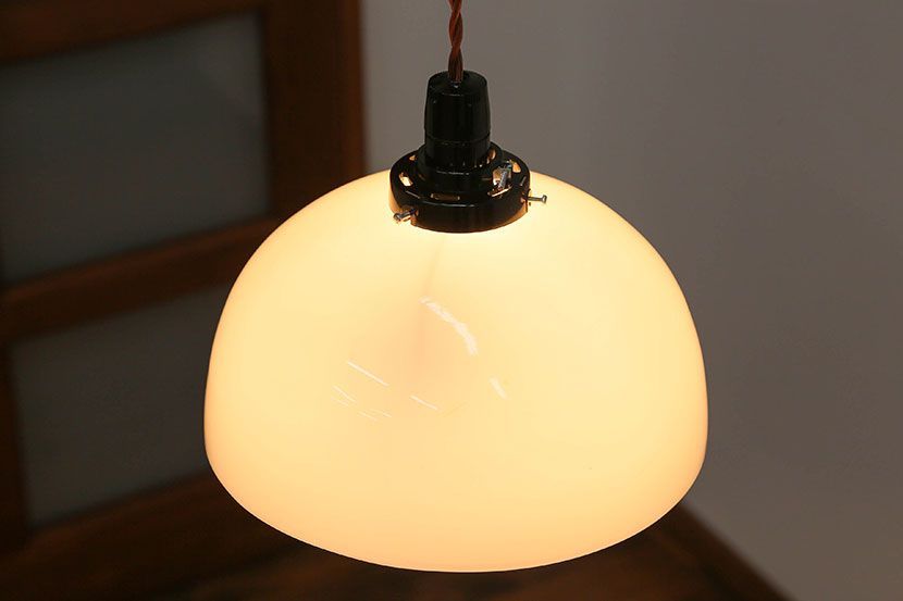 昭和レトロな電笠照明