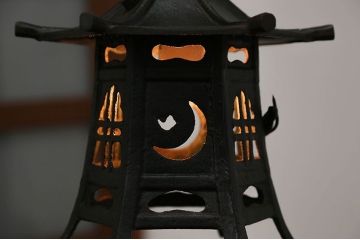 古民具・骨董　吊り灯ろう照明