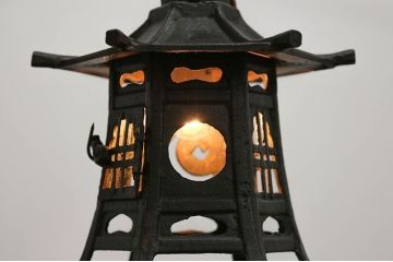 古民具・骨董　吊り灯ろう照明