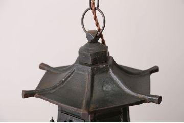 古民具・骨董　吊り灯ろう照明