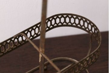 アンティーク雑貨　イギリスアンティーク　ガラス瓶調味料入れセット