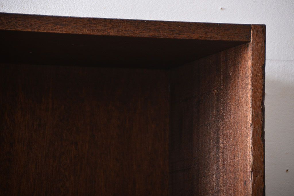 レトロ家具　昭和レトロ　古い学校の大きな収納棚(1)