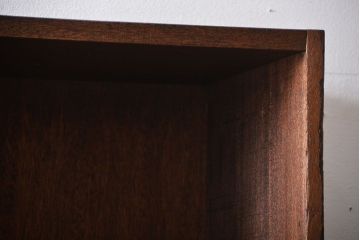 レトロ家具　昭和レトロ　古い学校の大きな収納棚(1)