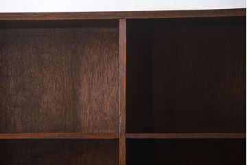 レトロ家具　昭和レトロ　古い学校の大きな収納棚(1)