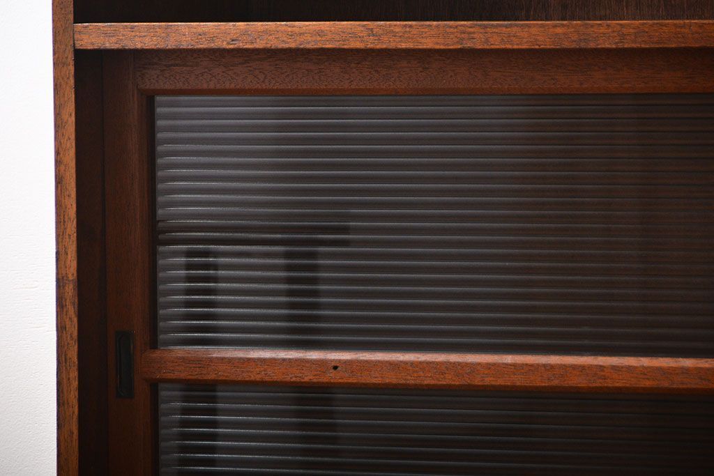 レトロ家具　昭和レトロ　古い学校の大きな収納棚(1)