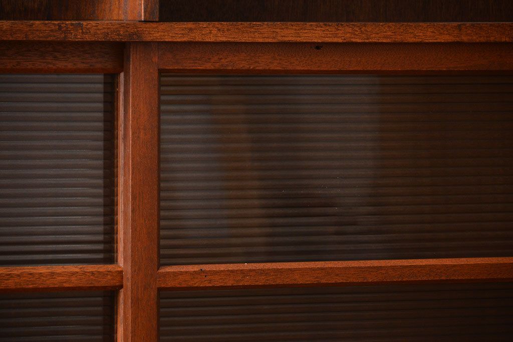 レトロ家具　昭和レトロ　古い学校の大きな収納棚(1)