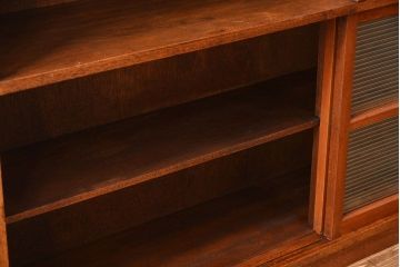 レトロ家具　昭和レトロ　古い学校の大きな収納棚(1)