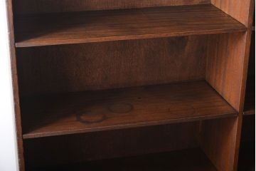 レトロ家具　昭和レトロ　古い学校の大きな収納棚(2)