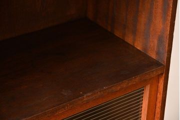 レトロ家具　昭和レトロ　古い学校の大きな収納棚(2)