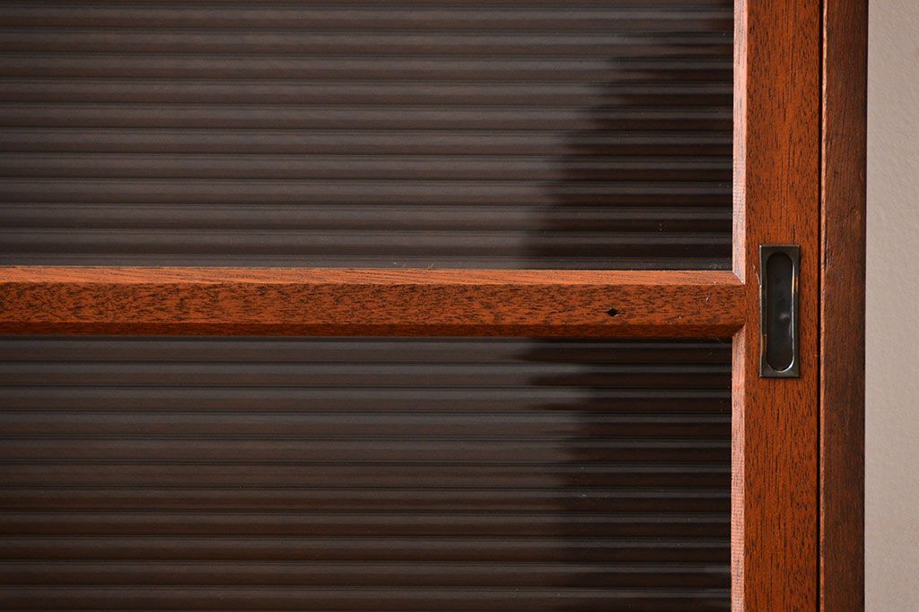 レトロ家具　昭和レトロ　古い学校の大きな収納棚(2)