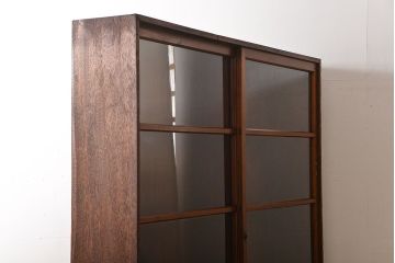 レトロ家具　昭和レトロ　古い学校の大きなアンティーク収納棚