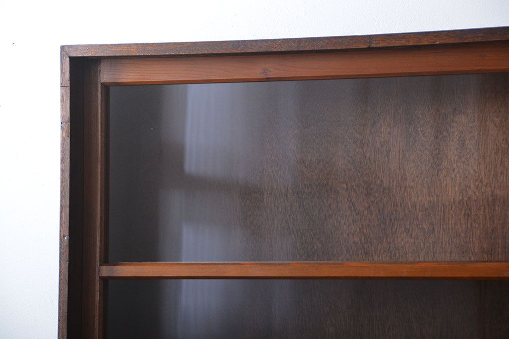 レトロ家具　昭和レトロ　古い学校の大きなアンティーク収納棚