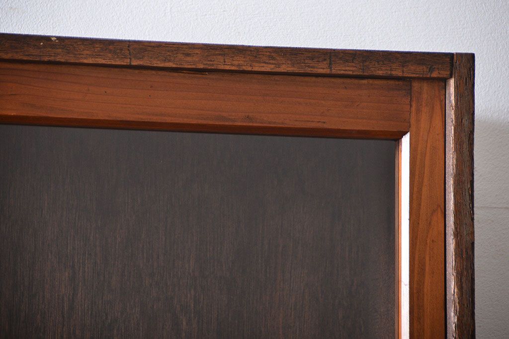 レトロ家具　昭和レトロ　古い学校の大きなアンティーク収納棚